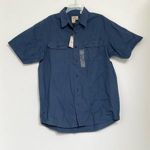 Red Head Brand Co, Button Down Blue Shirt, NWT, Size L